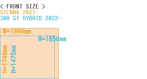 #SIENNA 2021- + 308 GT HYBRID 2022-